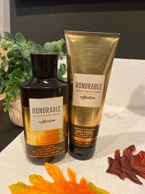 Bath & Body Works Men’s “Honorable” New 2-Pc Body Care Set